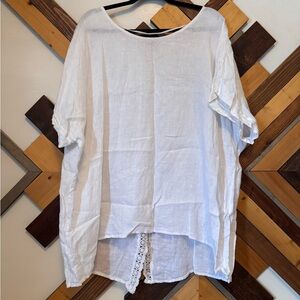 Elegant White Women's Blouse